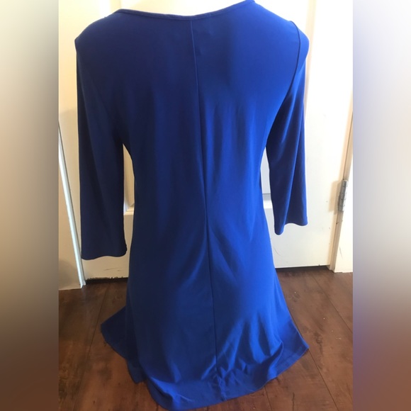 Joseph Ribkoff Blue Crewneck Long Sleeve Tunic Top size 8 - Picture 2 of 9